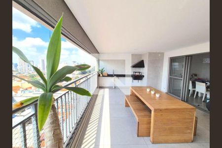 Varanda de apartamento à venda com 3 quartos, 160m² em Tatuapé, São Paulo