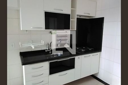 Cozinha de apartamento à venda com 1 quarto, 42m² em Casa Branca, Santo André