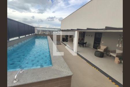Área comum - Piscina de apartamento para alugar com 1 quarto, 45m² em Saraiva, Uberlândia