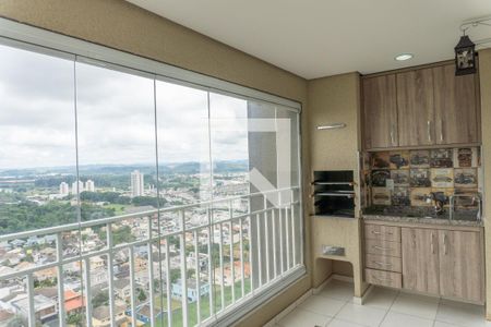 Varanda da Sala de apartamento para alugar com 3 quartos, 91m² em Loteamento Villa Branca, Jacareí
