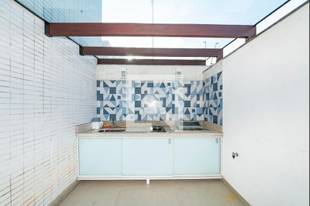 Varanda de apartamento à venda com 3 quartos, 180m² em Coração Eucarístico, Belo Horizonte