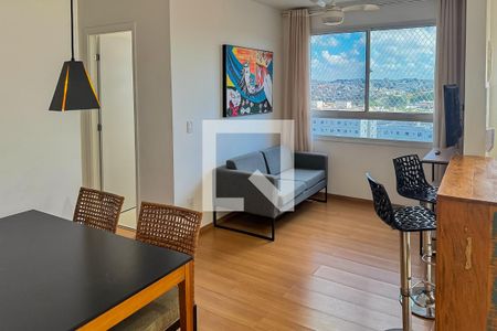 Sala de apartamento à venda com 2 quartos, 55m² em Santa Maria, Belo Horizonte