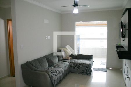 Sala de apartamento para alugar com 2 quartos, 85m² em Guilhermina, Praia Grande