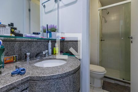 Banheiro Social de apartamento à venda com 2 quartos, 44m² em Campo Belo, São Paulo