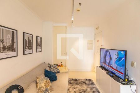 Sala/Cozinha de apartamento à venda com 2 quartos, 44m² em Campo Belo, São Paulo