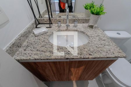 Banheiro de apartamento para alugar com 1 quarto, 30m² em Bela Vista, São Paulo
