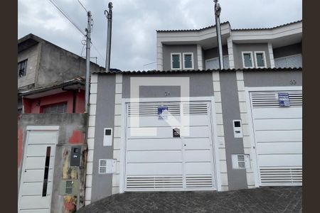 Fachada+Placa de casa à venda com 3 quartos, 95m² em Cidade Patriarca, São Paulo