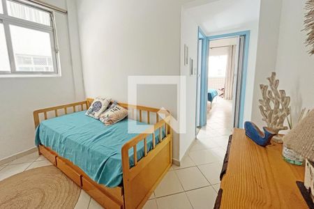 Sala de apartamento para alugar com 1 quarto, 40m² em Boqueirão, Santos