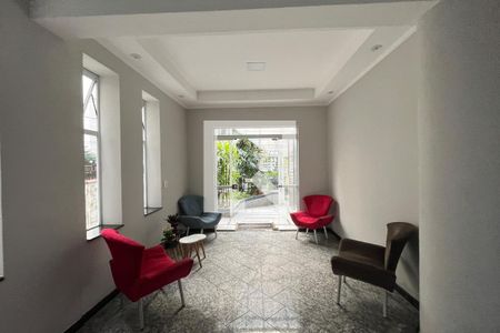 Hall de entrada de apartamento para alugar com 1 quarto, 40m² em Boqueirão, Santos