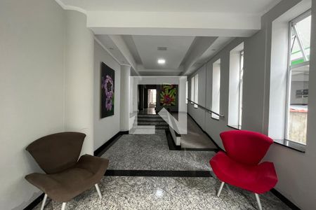 Hall de entrada de apartamento para alugar com 1 quarto, 40m² em Boqueirão, Santos