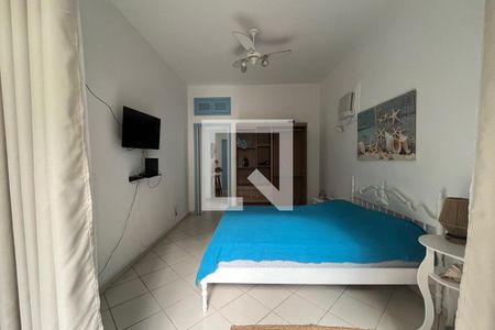 Varanda do Quarto de apartamento para alugar com 1 quarto, 40m² em Boqueirão, Santos