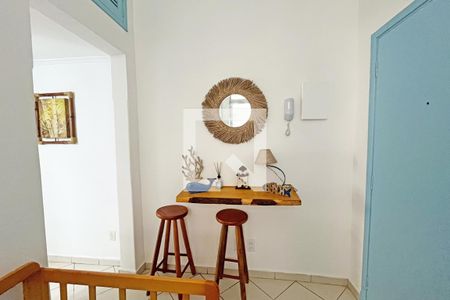 Sala de apartamento para alugar com 1 quarto, 40m² em Boqueirão, Santos