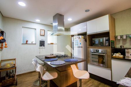 Cozinha de casa à venda com 3 quartos, 298m² em Vila Linda, Santo André