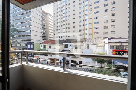 Varanda da Sala de apartamento para alugar com 2 quartos, 60m² em Jardim Paulista, São Paulo