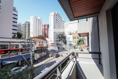Varanda da Sala de apartamento para alugar com 2 quartos, 60m² em Jardim Paulista, São Paulo
