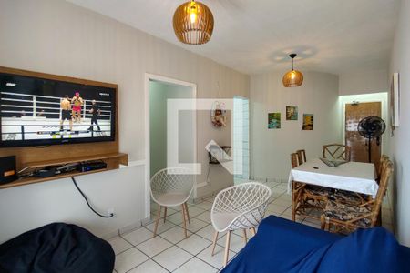Sala de apartamento para alugar com 2 quartos, 90m² em Aviação, Praia Grande
