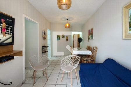 Sala de apartamento para alugar com 2 quartos, 90m² em Aviação, Praia Grande