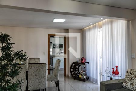 Sala de apartamento à venda com 3 quartos, 119m² em Buritis, Belo Horizonte