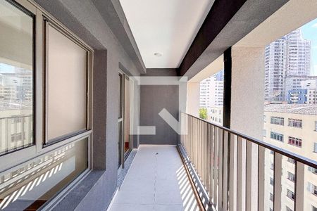 Varanda de kitnet/studio à venda com 1 quarto, 33m² em Cerqueira César, São Paulo