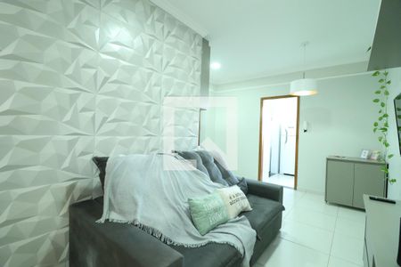 Sala de apartamento para alugar com 2 quartos, 57m² em Santa Mônica, Uberlândia