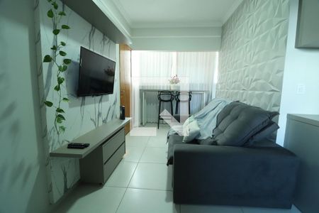 Sala de apartamento para alugar com 2 quartos, 57m² em Santa Mônica, Uberlândia