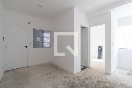 Sala e Cozinha de apartamento à venda com 1 quarto, 27m² em Vila Granada, São Paulo