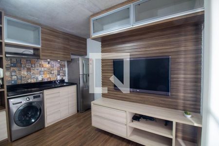 Sala de apartamento à venda com 1 quarto, 33m² em Santo Amaro, São Paulo