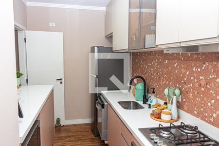 Cozinha e Área de Serviço de apartamento à venda com 2 quartos, 70m² em Vila Campo Grande, São Paulo