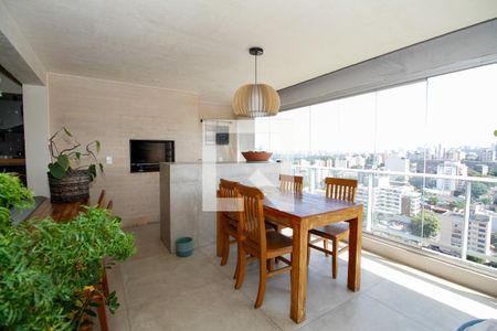 Varanda Gourmet de apartamento à venda com 3 quartos, 120m² em Pinheiros, São Paulo