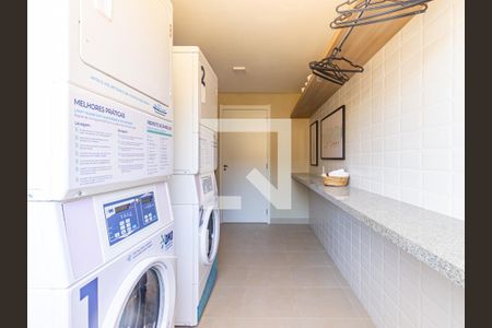 Área comum - Lavanderia de apartamento para alugar com 1 quarto, 30m² em Belenzinho, São Paulo