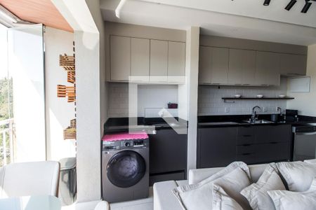Área de Serviço de apartamento à venda com 1 quarto, 50m² em Residencial Tambore Iii, Santana de Parnaíba