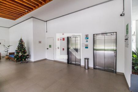 Hall social de apartamento à venda com 1 quarto, 50m² em Residencial Tambore Iii, Santana de Parnaíba