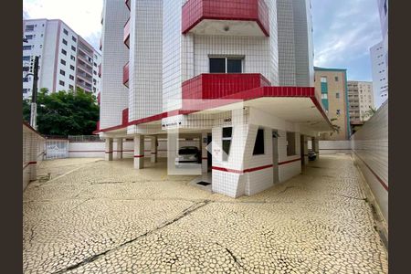 Fachada do Prédio de apartamento para alugar com 1 quarto, 57m² em Vila Tupi, Praia Grande