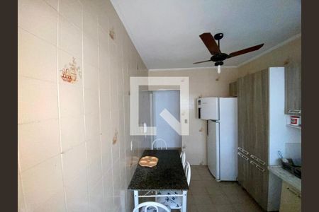 Cozinha de apartamento para alugar com 1 quarto, 57m² em Vila Tupi, Praia Grande
