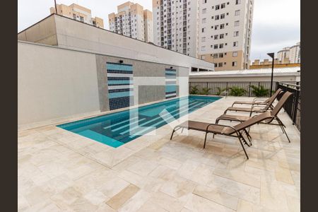 Área comum - Piscina de apartamento para alugar com 2 quartos, 44m² em Quarta Parada, São Paulo