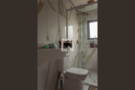 Banheiro da Suíte 1 de apartamento à venda com 3 quartos, 130m² em Baeta Neves, São Bernardo do Campo