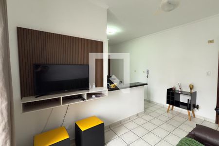 Sala de apartamento para alugar com 1 quarto, 42m² em Cidade Ocian, Praia Grande