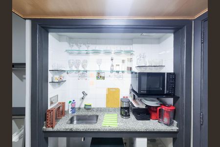Cozinha de apartamento à venda com 1 quarto, 34m² em Centro, Rio de Janeiro