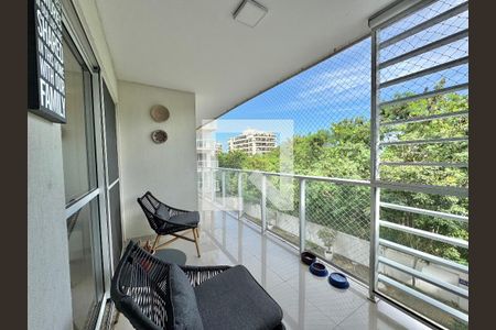 Varanda de apartamento à venda com 3 quartos, 91m² em Recreio dos Bandeirantes, Rio de Janeiro