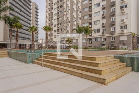 Área comum - Piscina de apartamento à venda com 2 quartos, 60m² em São Sebastião, Porto Alegre