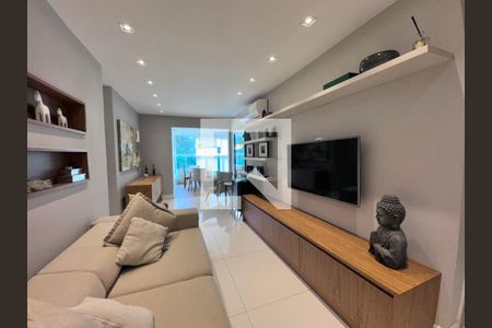 Sala de apartamento para alugar com 3 quartos, 100m² em Recreio dos Bandeirantes, Rio de Janeiro