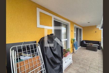Varanda Sala de apartamento à venda com 3 quartos, 105m² em Recreio dos Bandeirantes, Rio de Janeiro