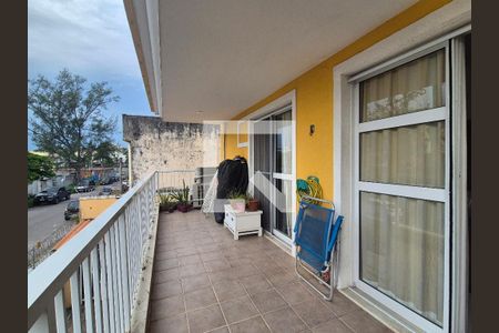 Varanda Sala de apartamento à venda com 3 quartos, 105m² em Recreio dos Bandeirantes, Rio de Janeiro