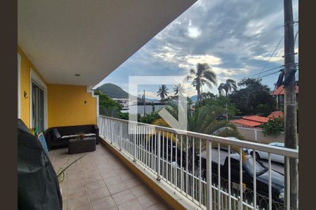 Varanda Sala de apartamento à venda com 3 quartos, 105m² em Recreio dos Bandeirantes, Rio de Janeiro