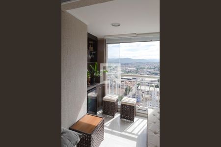 Varanda da Sala de apartamento para alugar com 2 quartos, 56m² em Vila Galvão, Guarulhos