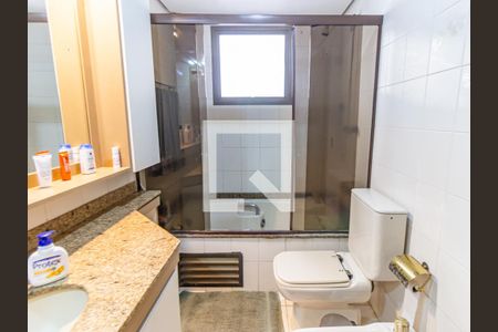 Banheiro da Suíte de apartamento à venda com 4 quartos, 125m² em Vila Regente Feijó, São Paulo