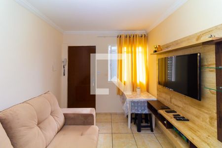 Sala de apartamento à venda com 2 quartos, 47m² em Fazenda da Juta, São Paulo