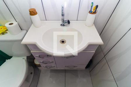 Banheiro de apartamento à venda com 2 quartos, 47m² em Fazenda da Juta, São Paulo