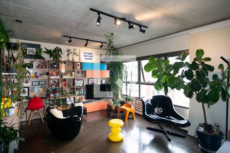 Sala de apartamento à venda com 1 quarto, 74m² em Bela Vista, São Paulo