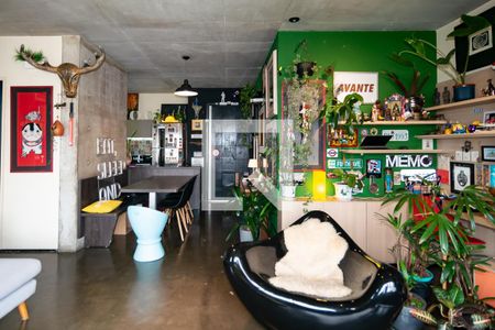 Sala de apartamento à venda com 1 quarto, 74m² em Bela Vista, São Paulo